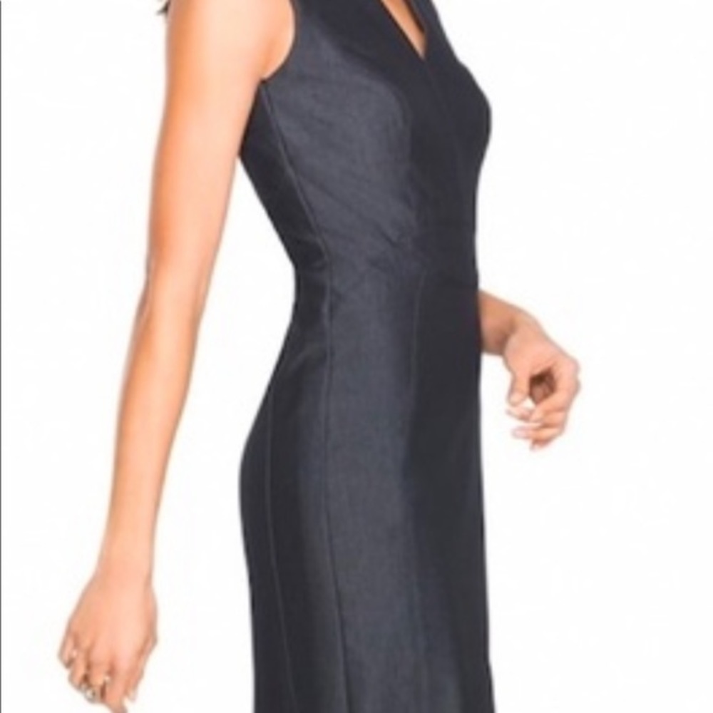 WHBM stretch fitted jeans dress - Picture 2 of 10